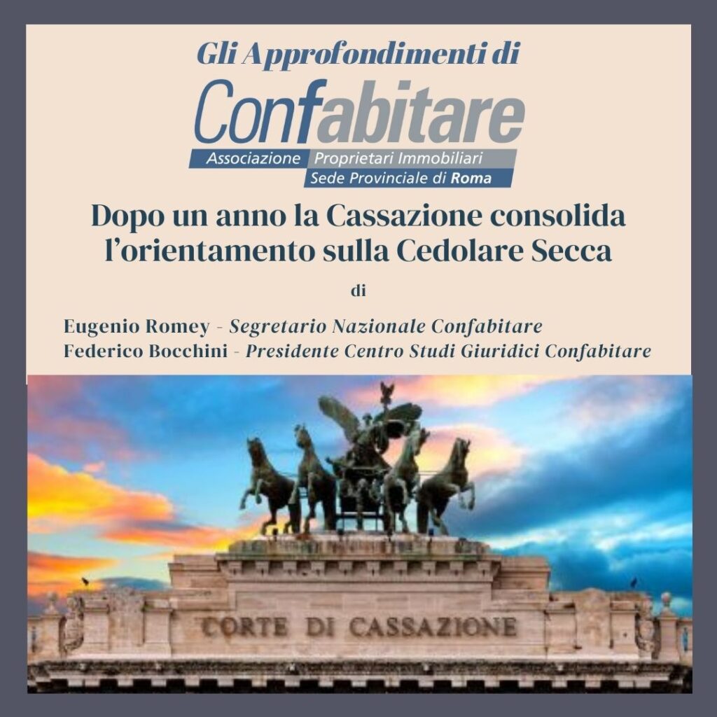 I contratti di locazione oggetto delle tre pronunce non erano contratti ad uso foresteria, ma contratti di locazione abitativa